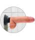 DILDO VIBRADOR KING COCK CON TESTICULOS 1778 CM NATURAL