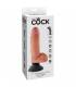 DILDO VIBRADOR KING COCK CON TESTICULOS 1778 CM NATURAL