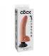 DILDO VIBRADOR KING COCK CON TESTICULOS 23 CM NATURAL