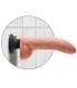 DILDO VIBRADOR KING COCK CON TESTICULOS 23 CM NATURAL