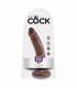 KING COCK 7 PENE NEGRO 178 CM