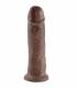 KING COCK 10 PENE MARRON 254 CM