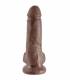 KING COCK 7 PENE REALISTICO MARRON 178CM