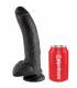 KING COCK 9 PENE REALISTICO NEGRO 229CM