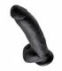 KING COCK 9 PENE REALISTICO NEGRO 229CM