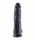 KING COCK 10 PENE REALISTICO NEGRO 265 CM