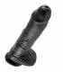 KING COCK 10 PENE REALISTICO NEGRO 265 CM