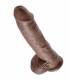 KING COCK 10 PENE REALISTICO MARRON 265 CM