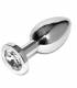 METALHARD ANAL PLUG DIAMOND TRANSPARENTE SMALL 571CM