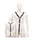 LEATHER BODY HARNESS MEN NEGRO