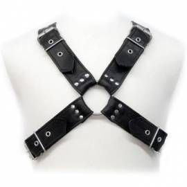 LEATHER BODY BUCKLES HARNESS