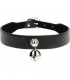 COQUETTE COLLAR CUERO VEGANO ACCESORIO WOMAN CASCABEL