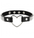 COQUETTE CHOKER CUERO VEGANO CORAZON