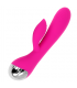 OHMAMA VIBRADOR RECARGABLE CON RABBIT 10 MODOS DE VIBRACIoN 19 CM