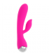 OHMAMA VIBRADOR RECARGABLE CON RABBIT 10 MODOS DE VIBRACIoN 19 CM