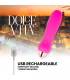 DOLCE VITA VIBRADOR RECARGABLE FIVE ROSA 7 VELOCIDADES