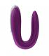 SATISFYER DOUBLE FUN PARTNER VIBRATOR LILA