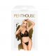 PENTHOUSE DOUBLE SPICE SET DOS PIEZAS NEGRO S M