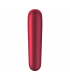 SATISFYER DUAL LOVE VIBRADOR Y SUCCIONADOR CON AIRE PULSADO ROJO