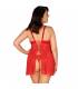 OBSESSIVE BLOSSMINA CHEMISE Y TANGA 4XL 5XL