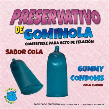 DIABLO PICANTE PRESERVATIVO DE GOMINOLA COLA