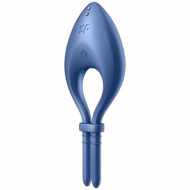 SATISFYER BULLSEYE ANILLO VIBRADOR AZUL