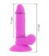 DIVERSIA DILDO FLEXIBLE CON VIBRACION 17 CM LILA