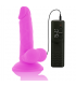 DIVERSIA DILDO FLEXIBLE CON VIBRACION 17 CM LILA