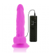 DIVERSIA DILDO FLEXIBLE CON VIBRACIoN 18 CM LILA