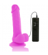 DIVERSIA DILDO FLEXIBLE CON VIBRACION 205 CM LILA