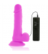 DIVERSIA DILDO FLEXIBLE CON VIBRACION 205 CM LILA