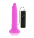 DIVERSIA DILDO FLEXIBLE CON VIBRACION 23 CM LILA