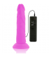 DIVERSIA DILDO FLEXIBLE CON VIBRACION 23 CM LILA