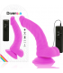 DIVERSIA DILDO FLEXIBLE CON VIBRACION 215 CM LILA