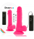 DIVERSIA DILDO FLEXIBLE CON VIBRACION 205 CM ROSA