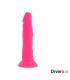 DIVERSIA DILDO FLEXIBLE CON VIBRACION 23 CM PINK