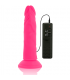 DIVERSIA DILDO FLEXIBLE CON VIBRACION 23 CM PINK