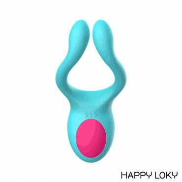 HAPPY LOKY FUNNY FROG MULTI VIBRADOR CONTROL REMOTO