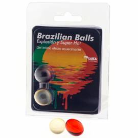 TALOKA BRAZILIAN BALLS GEL EXCITANTE EFECTO SUPER CALIENTE 2 BOLAS