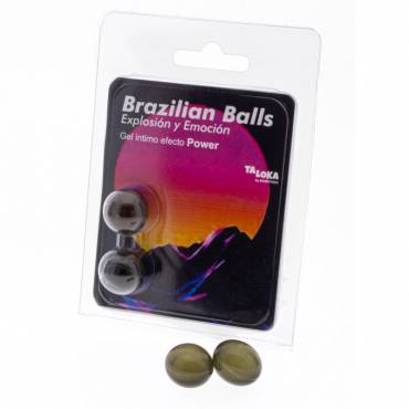 TALOKA BRAZILIAN BALLS GEL EXCITANTE EFECTO POWER 2 BOLAS