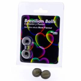 TALOKA BRAZILIAN BALLS GEL EXCITANTE EFECTO MORE FLAVOUR 2 BOLAS