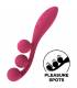 SATISFYER TRI BALL 1 MULTI VIBRADOR ROJO