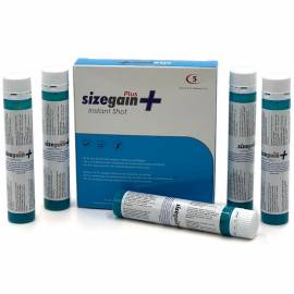 SIZEGAIN PLUS INSTANT SHOT VIGORIZANTE MASCULINO 5 UNIDADES