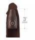 PIPEDREAMS SLEEVE 2286 CM 762 CM PLUG REMOTE BROWN