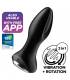 SATISFYER ROTATOR PLUG 2 PLUG VIBRADOR APP NEGRO