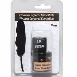 TALOKA PINTURA CORPORAL COMESTIBLE SABOR CHOCOLATE DADO es pt en fr it 