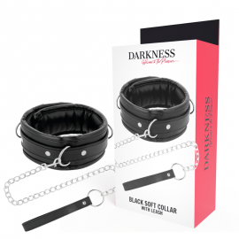 DARKNESS COLLAR CON CADENA SOFT LEATHER