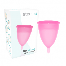 STERCUP COPA MENSTRUAL FDA SILICONE TALLA L ROSA