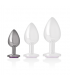 INTENSE PLUG ANAL METAL CON CRISTAL VIOLETA TALLA S