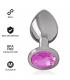 INTENSE PLUG ANAL METAL CON CRISTAL ROSA TALLA M